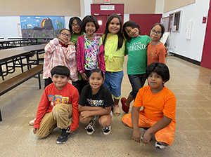 Group photo of young students